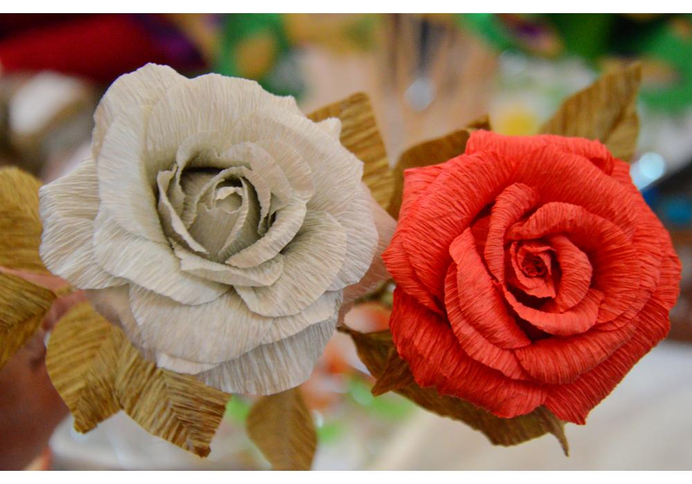 Flower Decorations Crepe Paper Flowers| Handcrafted Flowers