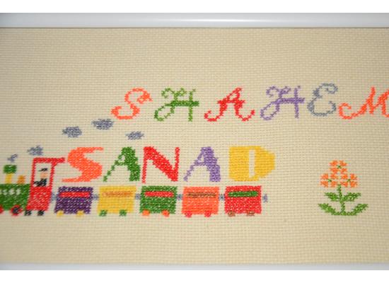 Customized your Gifts Embroider your name | Customized your color of  Frame | Customized your pattern | Item No. 002