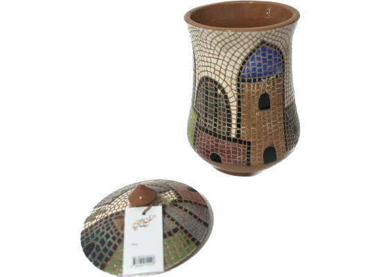 Tea Sugar Salt Food Storage Bowl | Modern Round Pottery Kitchen Container