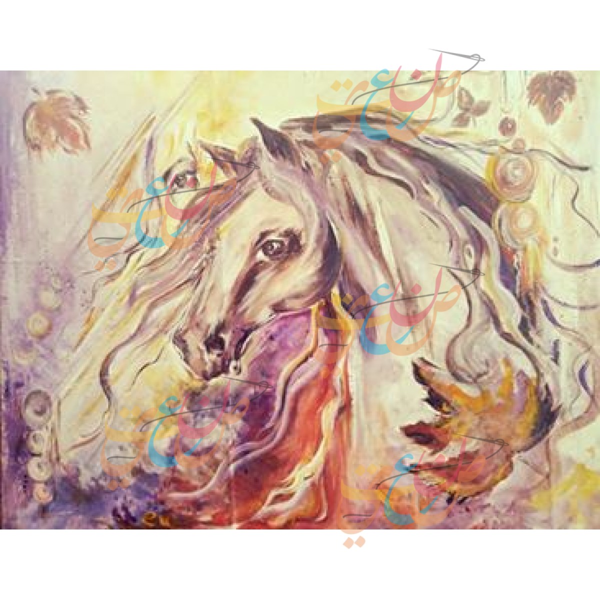 Horse Portrait Acrylic on canvas