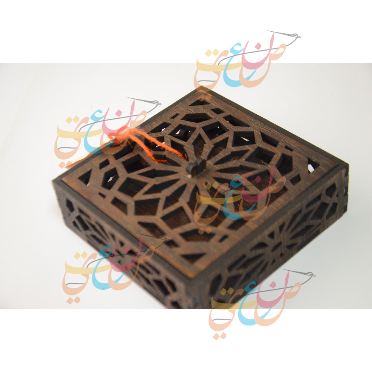 Crochet Coaster Set of 6 Pieces with High Quality wooden Box | Item No.004