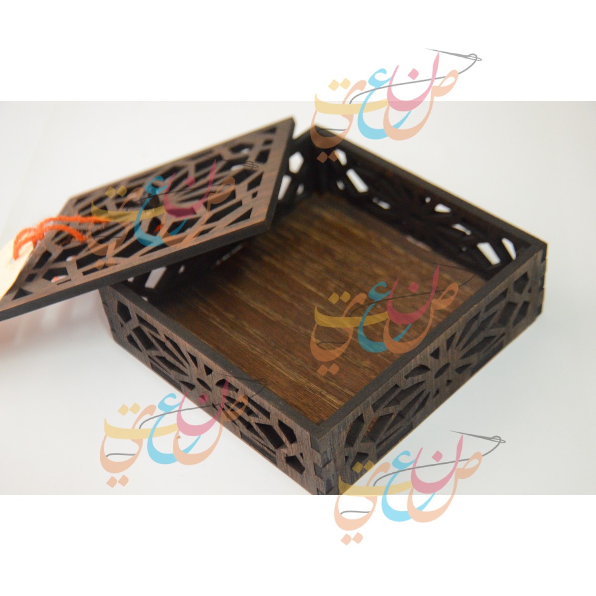 Crochet Coaster Set of 6 Pieces with High Quality wooden Box | Item No.004