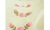 Ribbon embroidery Bath Towels- Flowers pattern design Cross Stitch-Handwork Home Decoration 