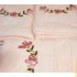 Ribbon embroidery Bath Towels- Flowers pattern design Cross Stitch-Handwork Home Decoration