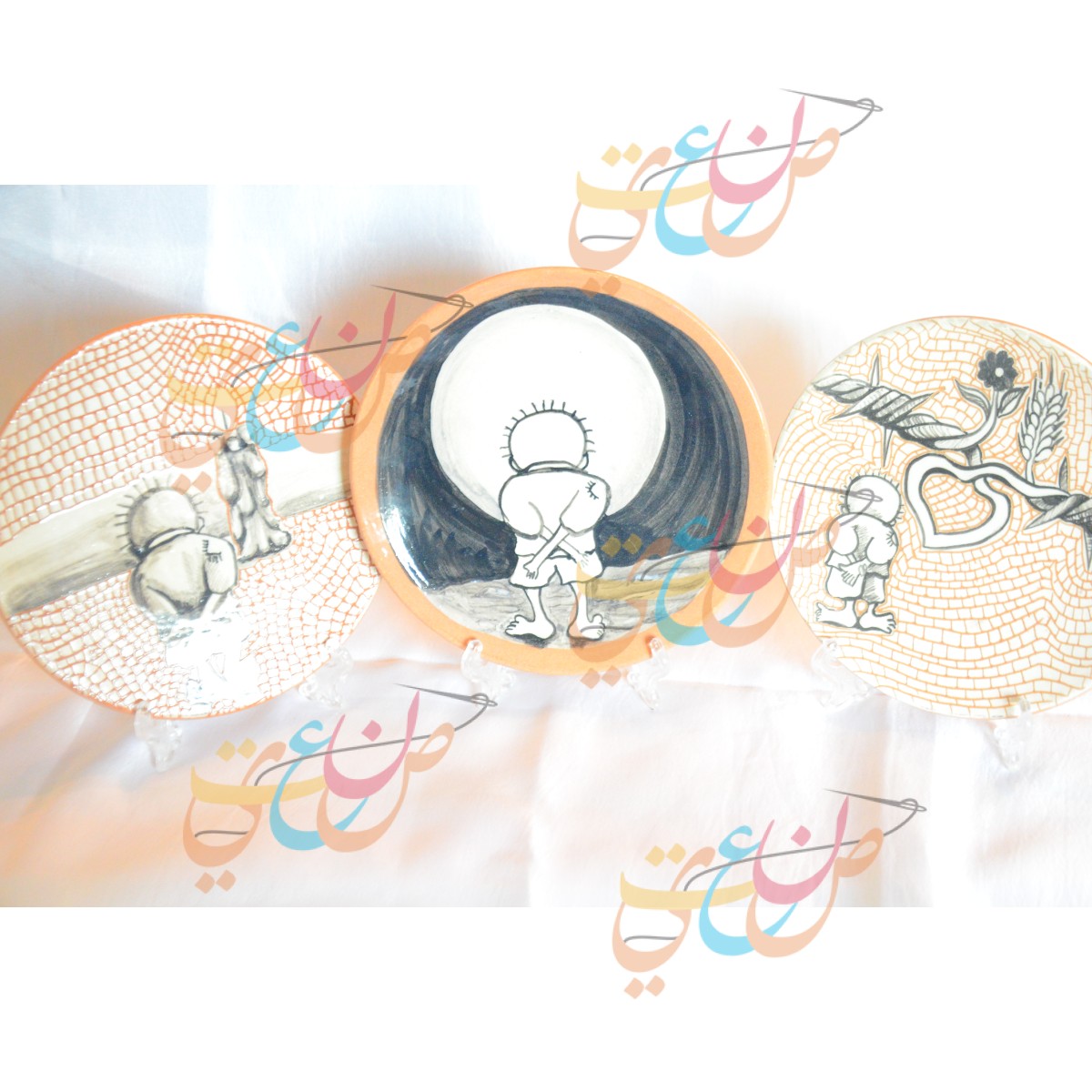 Handallah Pottery Plates |Souvenir Gifts