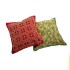Embroidered Cushion Cover | Pillow Cases Shells for Home Sofa Chair| Red & Green