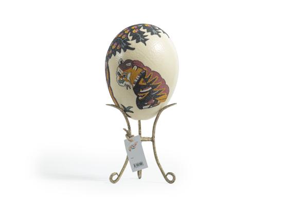 Large Ostrich Eggs With Handmade Painting | An Amazing & Elegant Piece of Art | Lions