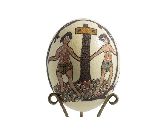 Large Ostrich Eggs With Handmade Painting | An Amazing & Elegant Piece of Art | Men