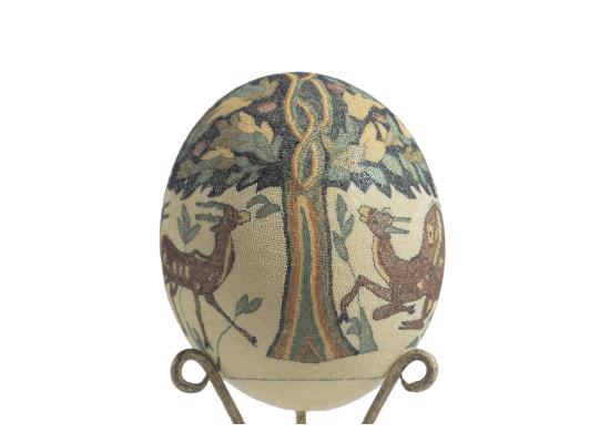 Large Ostrich Eggs With Handmade Painting | An Amazing & Elegant Piece of Art | Deers 
