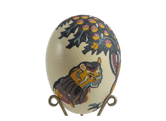Large Ostrich Eggs With Handmade Painting | An Amazing & Elegant Piece of Art | Lions