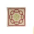 Embroidered Coaster Set Inside Embroidered ًWooden Box