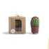 Funny Knitting Crochet Stuffed Cactus Plant | Brown Jar