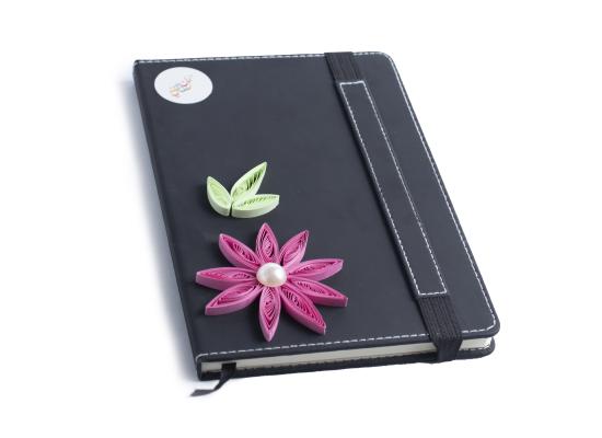 دفتر مزين بفن الكويلنغ |  فن ثني الورق |مناسب لهدايا المدارس | منتج رقم 001